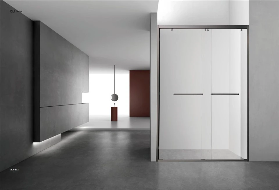Sliding Glass Door Shower Room