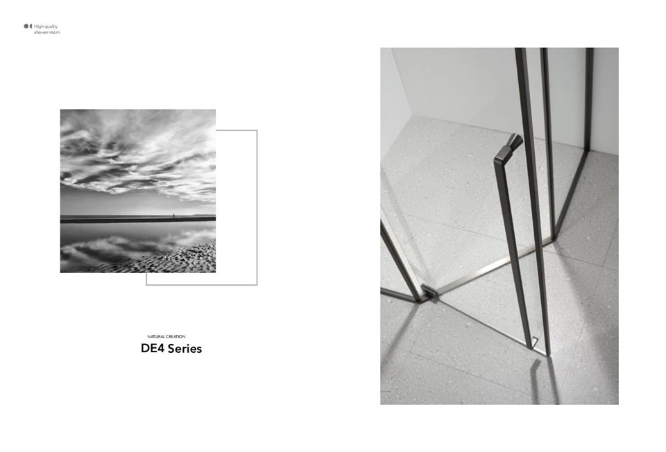 Stainless Steel Framed Casement Door Shower Room Stainless Steel Framed Casement Door Shower Room
